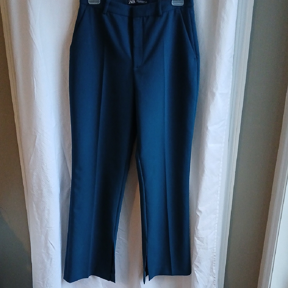 Zara Navy Tailored Pants